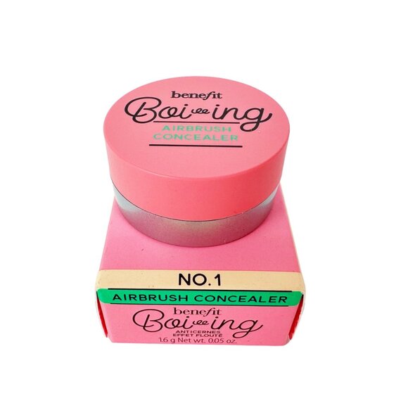 Benefit Cosmetics Boi-ing Airbrush Concealer (Medium Coverage) NO. 1 NEW - Picture 2 of 11